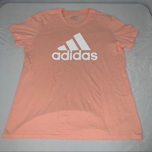 Adidas Amplifier Tee Trefoil Peach Tee Shirt